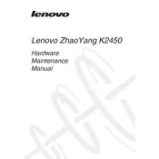 Lenovo K2450 Laptop manual cover