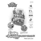 Fisher Price Mattel Little People Disney Musical Dancing Palace DNF51 Toy manual cover