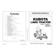 Kubota T2090BR-AU Mower manual cover