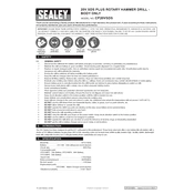 Sealey CP20VSDS Drill manual cover