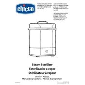 Chicco 3 In 1 Modular Sterilizer Sterilizer manual cover