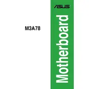 ASUS M3A78 Motherboard manual cover