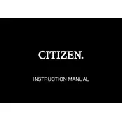 Citizen C710 Watch manual cover