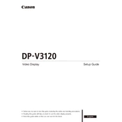 Canon DP-V3010 manual cover