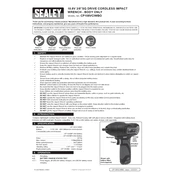 Sealey CP108VCIWBO Impact Wrench manual cover