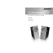 Bose Companion 2 Multimedia Speaker System manual cover