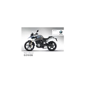 BMW G 310 GS 2016 Motorcycle manual cover