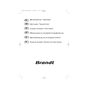 Brandt AD436WE1 Hood manual cover