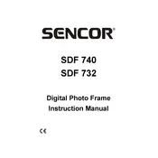 Sencor SDF 732 B Frame manual cover