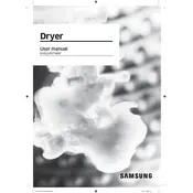 Samsung DVE45T3400 Dryer manual cover