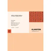 Klarstein FRUITBERRY 10029377 Juicer manual cover