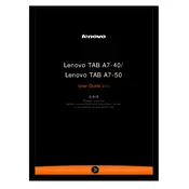 Lenovo TAB A7-40 Tablet manual cover