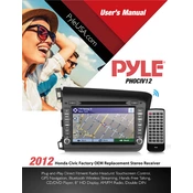 Pyle PHOCIV12 Stereo Receiver manual cover