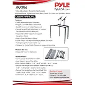 Pyle PKST55 Keyboard Stand manual cover