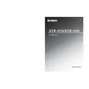 Yamaha HTR-5850 Receiver manual cover