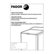 Fagor FET-313S Washing Machine manual cover