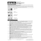 Sealey G3101 Generator manual cover