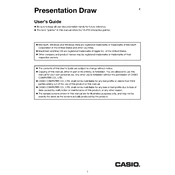 Casio YA-P10 Presentation Draw Pointer manual cover