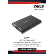 Pyle PLINK1 Capture Card manual cover