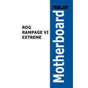 ASUS ROG RAMPAGE VI EXTREME Motherboard manual cover