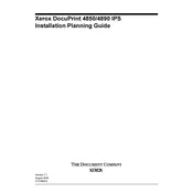 Xerox DocuPrint 4850 IPS Printer manual cover