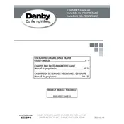 Danby DBSH02213WD13 Heater manual cover