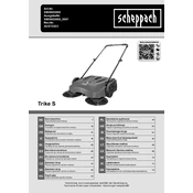 Scheppach Trike S 5909803900 Sweeper manual cover