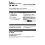 Icom CS-IP110H Software manual cover