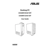 ASUS S340MF CPU manual cover