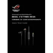 ASUS ROG Cetra RGB Headphones manual cover