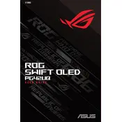 ASUS ROG Swift OLED PG42UQ Monitor manual cover