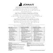 JennAir Noir JGRP748HM Range manual cover