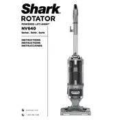 Shark Rotator NV640 Vacuum manual cover