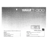 Yamaha T-300 Tuner manual cover