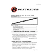 Bontrager Race XXX Lite Bike Accessory manual cover