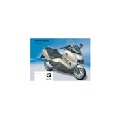 BMW C 650 GT 2012 Scooter manual cover