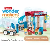 Fisher Price Mattel Wonder Makers Special Delivery Depot GFJ14 Toy manual cover