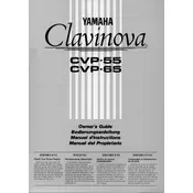 Yamaha Clavinova CVP-55 Piano manual cover