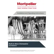 Montpellier MDWBI6053 Dishwasher manual cover