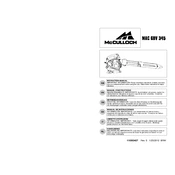 McCulloch MAC GBV 345