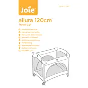 Joie Allura 120cm Travel Cot manual cover