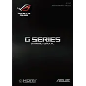 ASUS G7BI Laptop manual cover