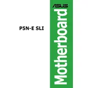 ASUS P5N-E SLI Motherboard manual cover