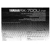 Yamaha RX-700U Receiver manual cover