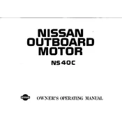 Nissan NS40C Outboard Motor manual cover