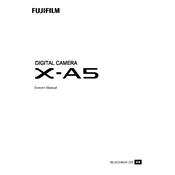 Fujifilm X-A5 Camera manual cover