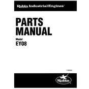 Subaru EY08 Engine manual cover