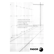 Fagor FET-3127 Washing Machine manual cover