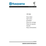 Husqvarna WS 463 Saw 2008 manual cover