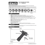 Sealey SR2000TS Tab Shooter manual cover